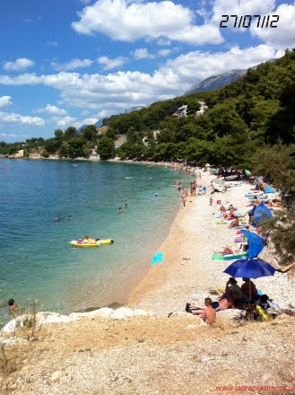 Podgora Striezice beach 12-00