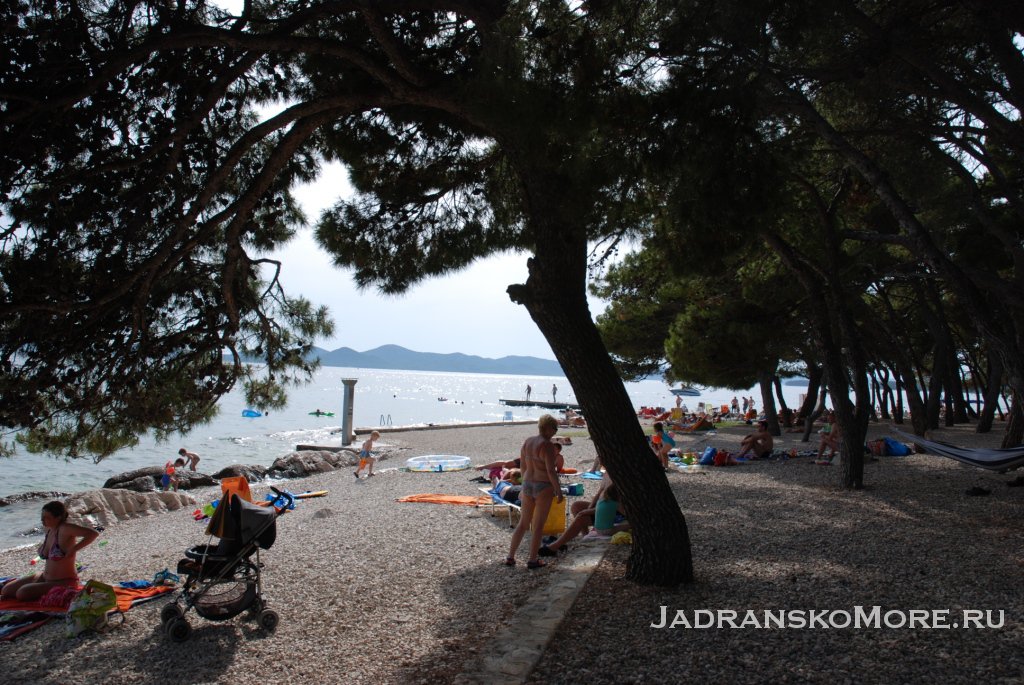 Pakostane Punta beach camp pine